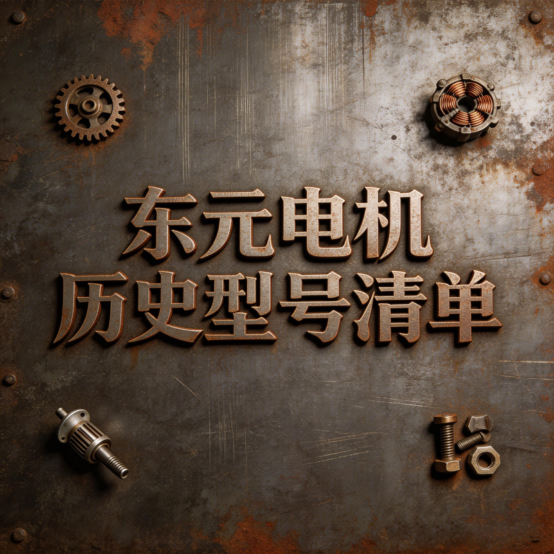 東元電機歷史型號清單