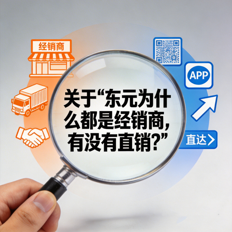 關(guān)于&ldquo;東元為什么都是經(jīng)銷商，有沒有直銷？&rdquo;